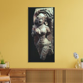 Toile Danseur, du Temple du Soleil de Kanara, Indien, 13 (Insitu(Salon))