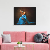 Toile Danseur Népal (Insitu(Salon))