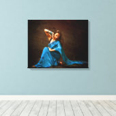 Toile Danseur Népal (Insitu (Plancher de Bois))
