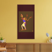 Toile Danseur thaïlandais - homme (Insitu(Salon))