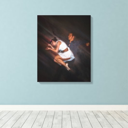 Toile Danseurs de salon (Insitu (Plancher de Bois))