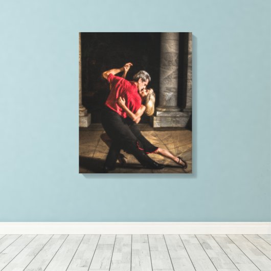 Toile Danseurs de tango (Insitu (Plancher de Bois))