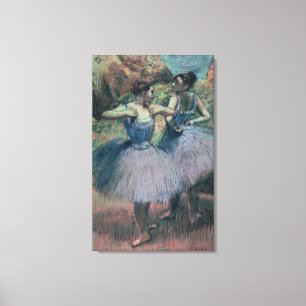 Toile Danseurs d'Edgar Degas   dans la violette
