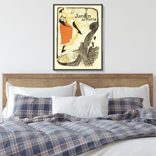 Toile Danseuse Art Nouveau Jane Avril par Toulouse Lautr (Insitu(Chambre))