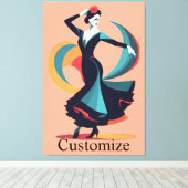 Toile Danseuse flamenco Thunder_Cove (Insitu (Plancher de Bois))