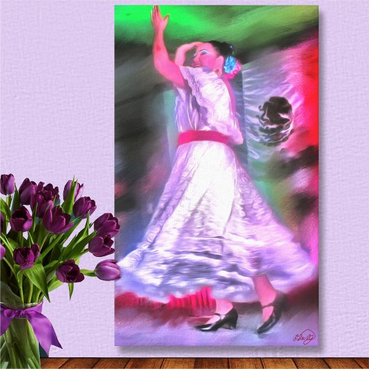 Toile Danseuse mexicaine 0175 Canvas Art Imprimer
