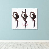 Toile Danseuse Thunder_Cove (Insitu (Plancher de Bois))