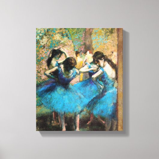 Toile Danseuses Degas Blue (Recto)