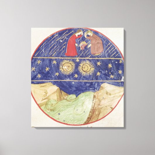 Toile Dante et Beatrice (Recto)