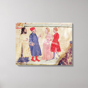 Toile Dante et Virgil avec Francesca DA Rimini