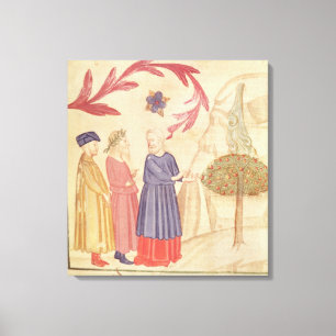 Toile Dante et Virgil dans le paradis terrestre
