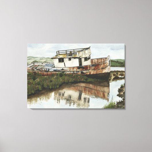 Toile d'aquarelle marine (Recto)