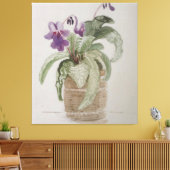 Toile d'aquarelle Purple Cape Primrose Imprimer (Insitu(Salon))