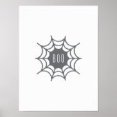 Toile d'araignée. Affiche Halloween (Devant)