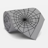 Toile d'araignée Halloween cravate grise (Roulé)