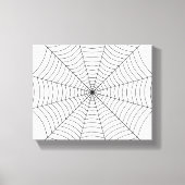 toile d'araignée Halloween noir et blanc (Recto)
