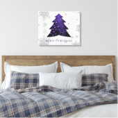 Toile d'arbre de Noël Festif Violet Imprimer (Insitu(Chambre))