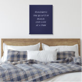 Toile Dark Indigo Silver Playfair Quantum Art (Insitu(Chambre))