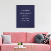 Toile Dark Indigo Silver Playfair Quantum Art (Insitu(Salon))