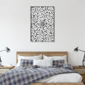Toile Dark Laurel - 250 Signature Canvas Guest Book (Insitu(Chambre))