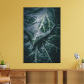 Toile Dark Moody Ivy Feuille Nature Photo (Insitu(Salon))