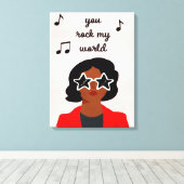 Toile Darling Valentine III (Insitu (Plancher de Bois))