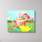 Toile d'arrosage en cuivre et toile de tulipes (Recto)