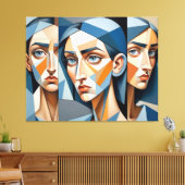 Toile D'Art Abstrait Élégante, Décor Maison Unique (Insitu(Salon))