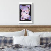 Toile d'art abstrait tissé de l'esprit (Insitu(Chambre))