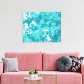 Toile d'art Abstrait Turquoise Swirl (Insitu(Salon))