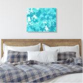 Toile d'art Abstrait Turquoise Swirl (Insitu(Chambre))