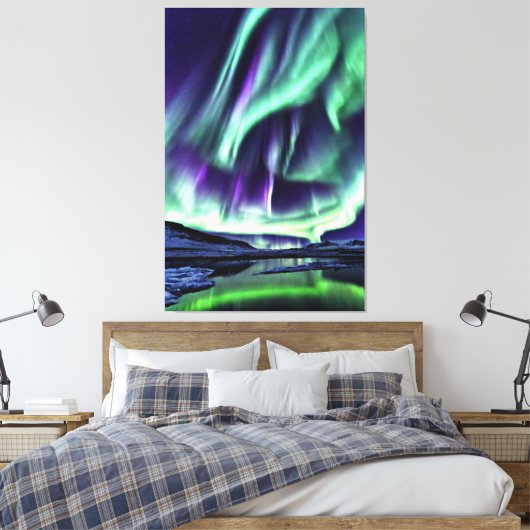 Toile d'art Aurora Borealis (Insitu(Chambre))