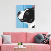 Toile d'art Boston Terrier (Insitu(Salon))