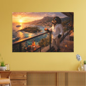 Toile d'art Cockapoo Sunset – Art pour chiens de v (Insitu(Salon))