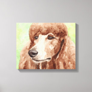 Toile d'art de Caniche