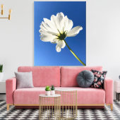 Toile d'art de fleurs sauvages blanches (Insitu(Salon))