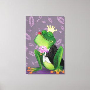 Toile d'art de la Saint-Valentin avec le Prince Gr