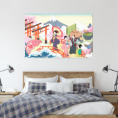 Toile d'art de style japonais Ukiyo-e (Insitu(Chambre))