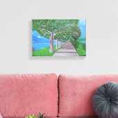 Toile d'art du lac de Côme (Insitu(Salon))