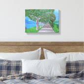 Toile d'art du lac de Côme (Insitu(Chambre))