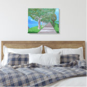 Toile d'art du lac de Côme (Insitu(Chambre))
