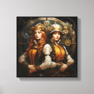 Toile d'art du zodiaque Gémeaux