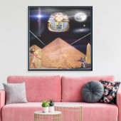 toile d'art égyptienne (Insitu(Salon))