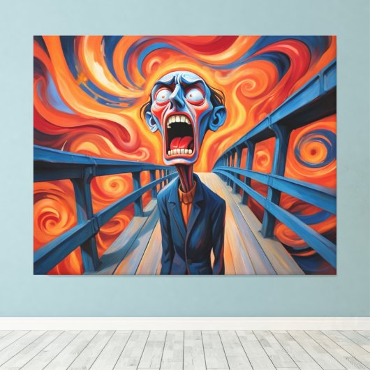 Toile d'art émotionnel, Décor mural, Galerie d'acc (Insitu (Plancher de Bois))