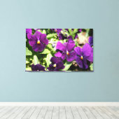 Toile d'art enveloppée de purple (Insitu (Plancher de Bois))