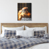 Toile d'art Faucon américain | Portrait de Faucon (Insitu(Chambre))