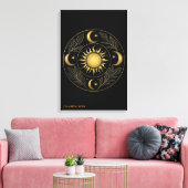 Toile d'art fin Mandala Solis sacré (Insitu(Salon))