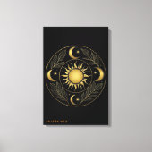Toile d'art fin Mandala Solis sacré (Recto)