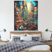 Toile d'art Futurisme Rétro (Insitu(Chambre))