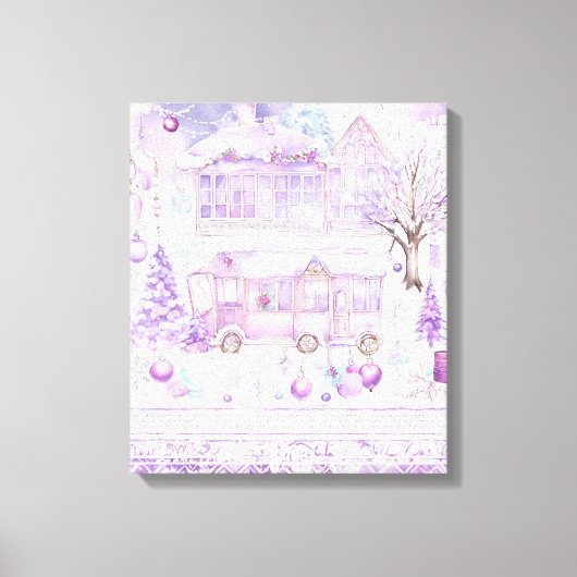 Toile d'art moderne et coloré enveloppé Imprimer (Recto)